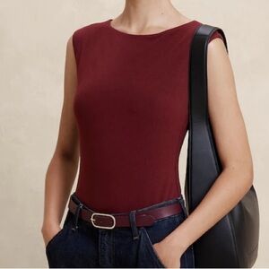 Banana Republic cap sleeve bodysuit